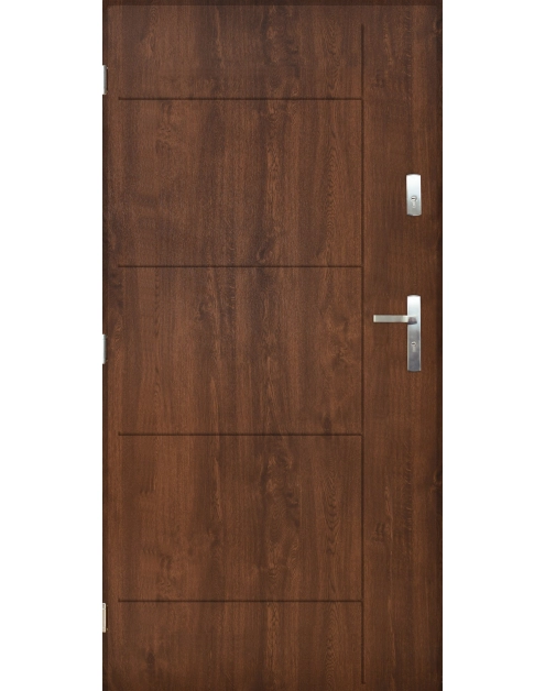 Zdjęcie: Drzwi zewnętrzne detroit orzech 80l komplet PANTOR