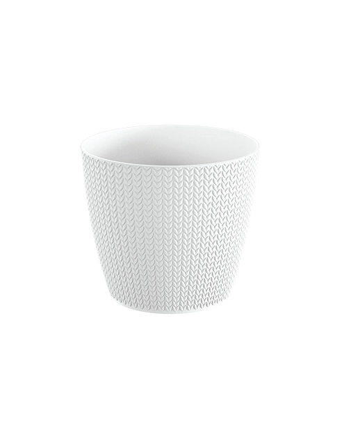 Zdjęcie: Doniczka Wheaty biały 19 cm PROPERPLAST