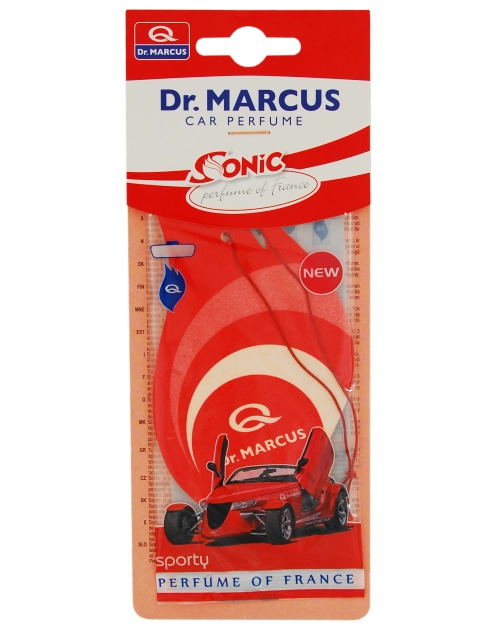 Zdjęcie: Zapach samochodowy Sonic listek Sporty DR.MARCUS