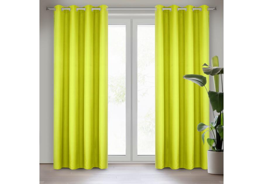 Zdjęcie: Zasłona gotowa Rita 140x250 cm jasnozielony EUROFIRANY