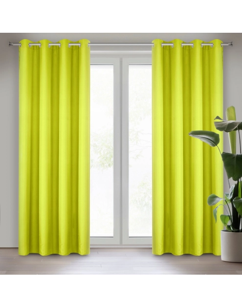 Zdjęcie: Zasłona gotowa Rita 140x250 cm jasnozielony EUROFIRANY