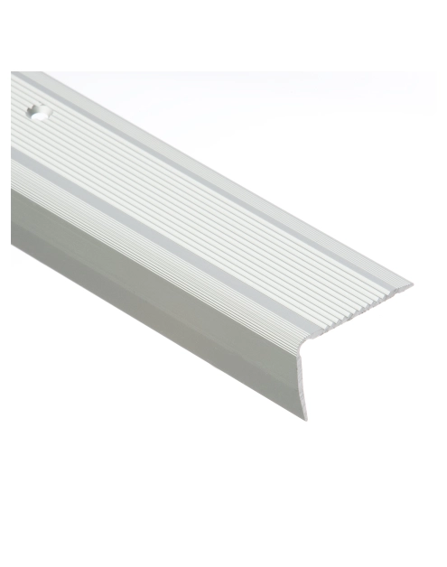 Zdjęcie: Profil schodowy ryflowany 40x25 mm - 2 m srebrny CEZAR