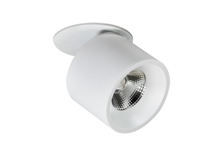 Zdjęcie: Oczko przegubowe podtynkowe Haron 15 W białe POLUX