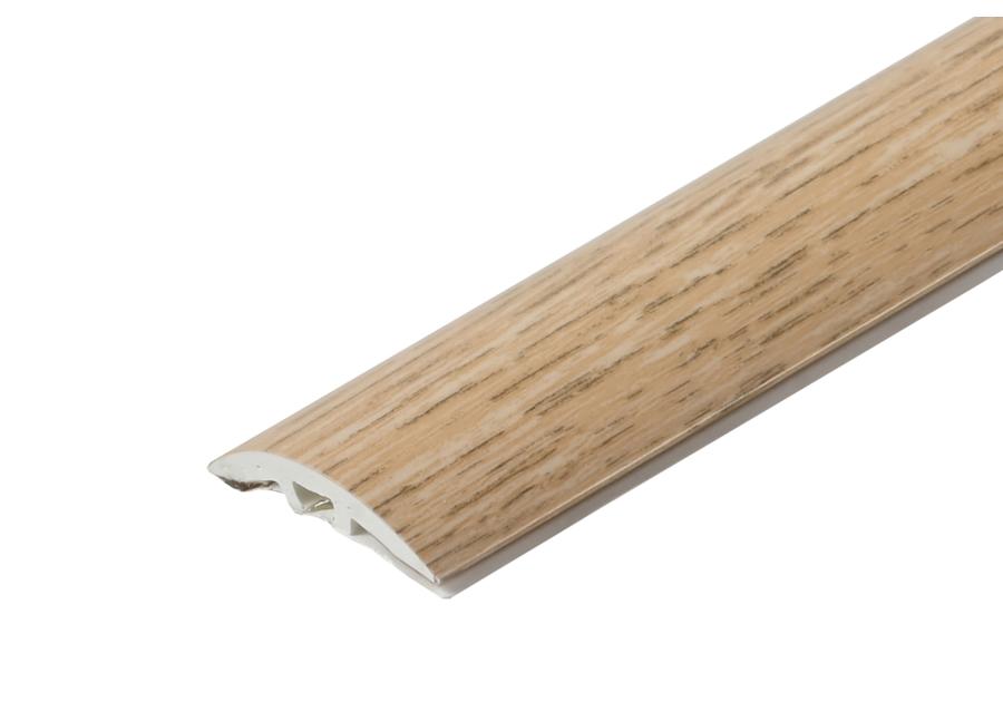 Zdjęcie: Kształtownik PVC wcisk wąski 30 mm 2w1 L= 2,70 m Dąb Jasny okleina mat CEZAR