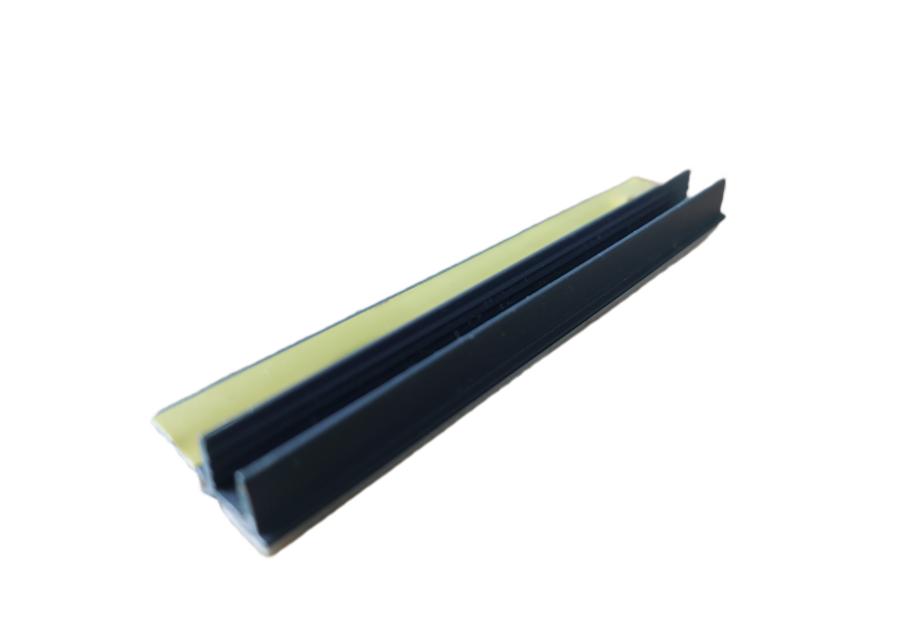 Zdjęcie: Listwa PVC BP12 L250 9/6 szary ciemny, przyokienna, dylatacyjna, tynkarska z uszczelką BELLA PLAST