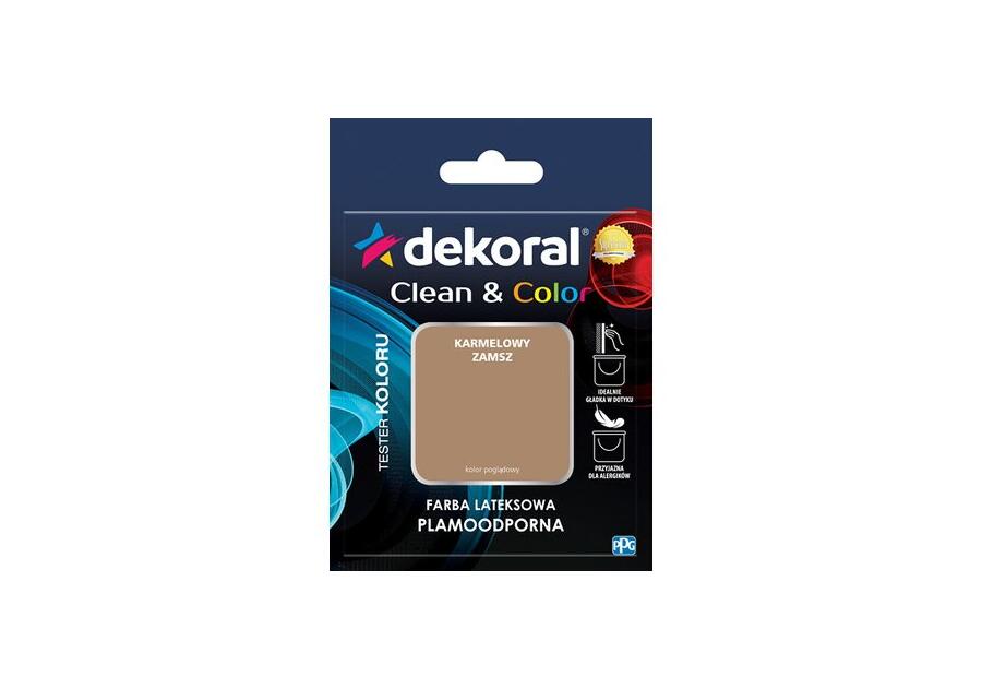 Zdjęcie: Tester farby Clean&Color karmelowy zamsz 0,04 L DEKORAL