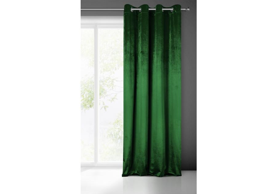 Zdjęcie: Zasłona gotowa Sarah 140x250 cm zielony EUROFIRANY