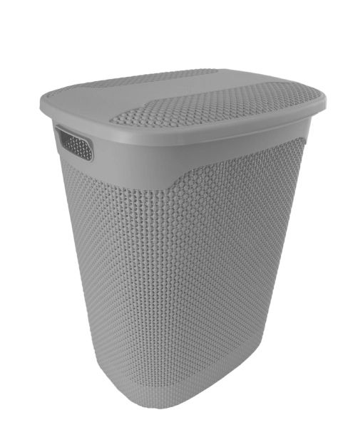 Zdjęcie: Kosz na pranie Thore 60 L szary KEEEPER