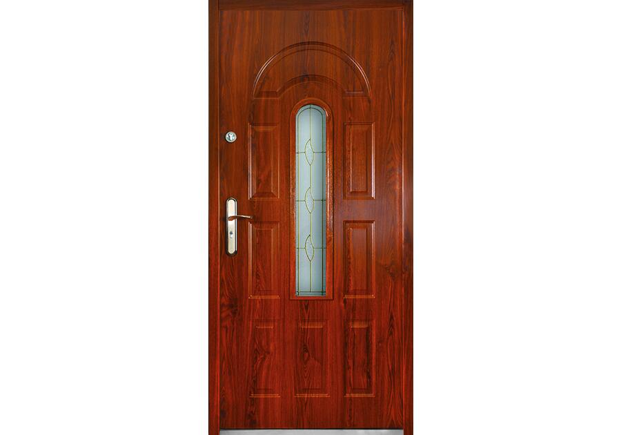 Zdjęcie: Drzwi zewnętrzne 90 cm prawe Jamajka złoty dąb SPUTNIK