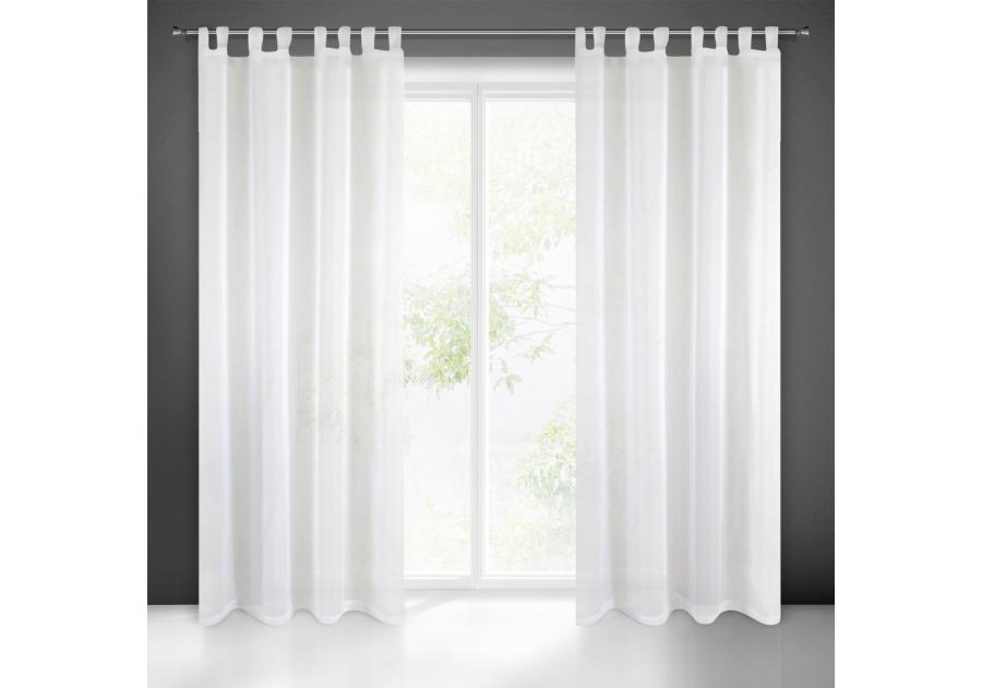 Zdjęcie: Firana gotowa Lucy na szelkach 140x250 cm biały EUROFIRANY