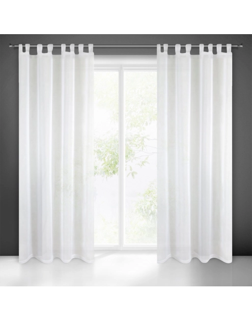 Zdjęcie: Firana gotowa Lucy na szelkach 140x250 cm biały EUROFIRANY