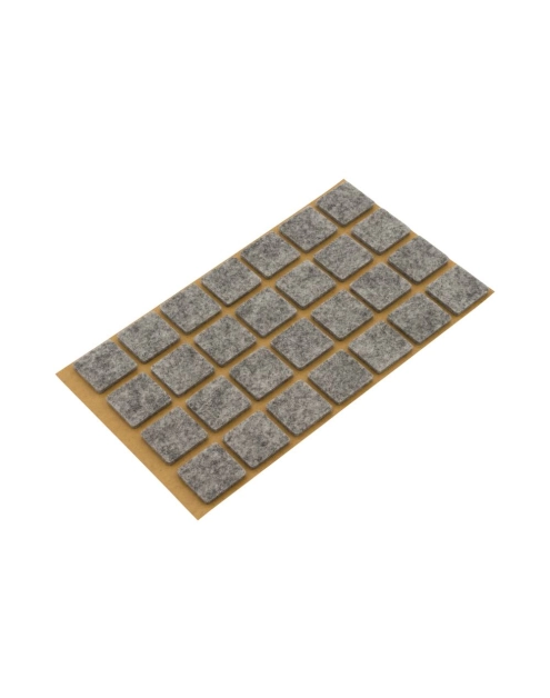 Zdjęcie: Podkładki filcowe samoprzylepne szare 20x20 mm METRO