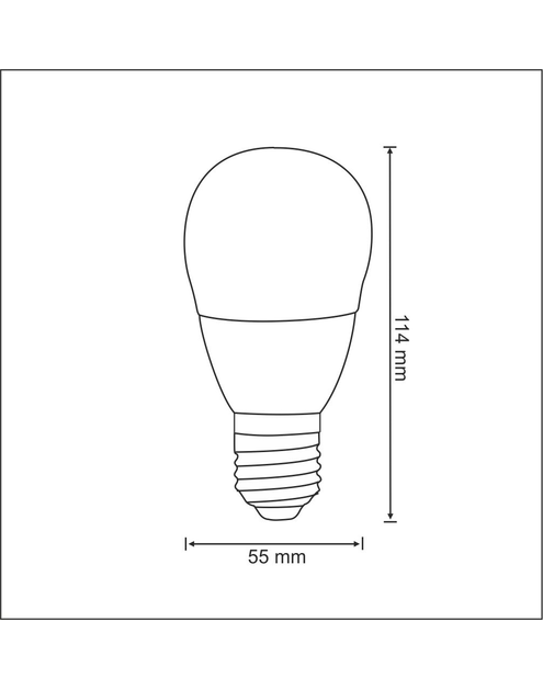 Zdjęcie: Żarówka Smart LED G55 RGB + 3000K E27 330 lm, 4,5 W, sterowana pilotem POLUX