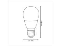 Zdjęcie: Żarówka Smart LED G55 RGB + 3000K E27 330 lm, 4,5 W, sterowana pilotem POLUX