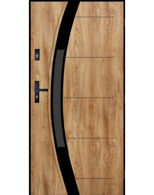 Zdjęcie: Drzwi zewnętrzne amazonka dąb turner 80p komplet PANTOR