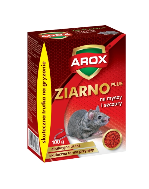 Zdjęcie: Ziarno na myszy i szczury Arox 0,1 kg AGRECOL