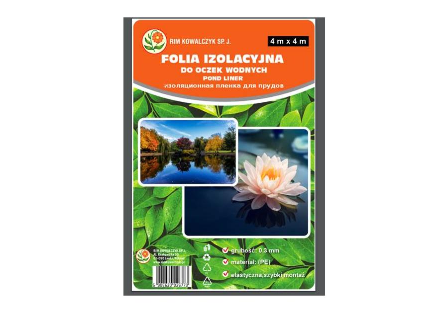 Zdjęcie: Folia izolacyjna do oczek wodnych PE 4x4 m RIM KOWALCZYK