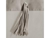 Zdjęcie: Firana Jasmine srebrna 140x250 cm na szelkach EUROFIRANY