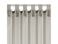 Zdjęcie: Firana Jasmine srebrna 140x250 cm na szelkach EUROFIRANY