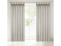 Zdjęcie: Firana Jasmine srebrna 140x250 cm na szelkach EUROFIRANY