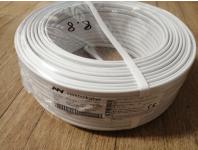 Zdjęcie: Przewód elektryczny YDYp 3x1,5 biały 100 m ELEKTROKABEL