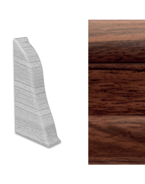 Zdjęcie: Zakończenie prawe do listwy LM55 2 szt. orzech jupiter ARBITON