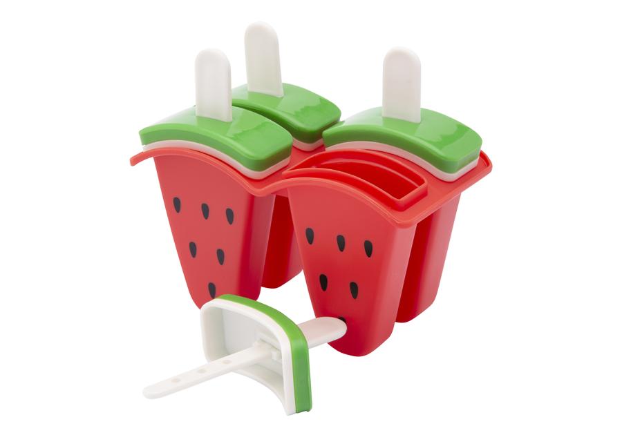 Zdjęcie: Komplet 4 foremek do lodów arbuz 13x7x11 cm ALTOM DESIGN