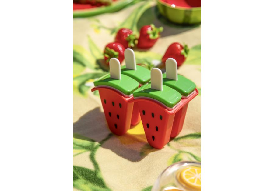 Zdjęcie: Komplet 4 foremek do lodów arbuz 13x7x11 cm ALTOM DESIGN