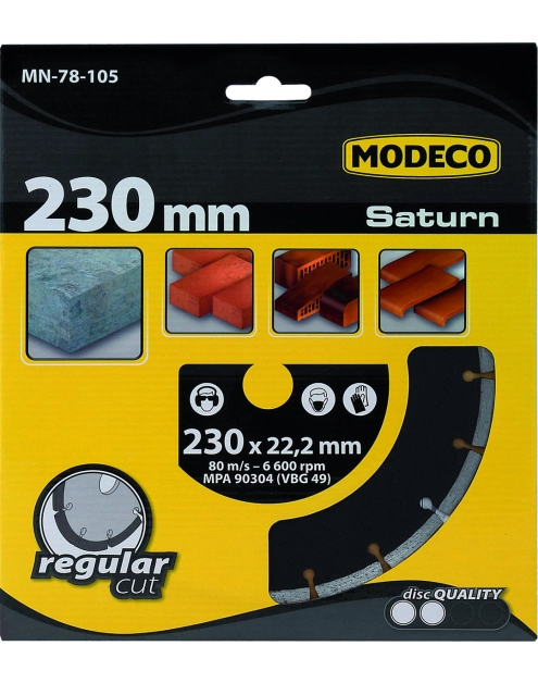 Zdjęcie: Ściernice diamentowe segmentowe Saturn 180 mm RAWLPLUG