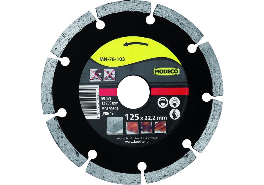 Zdjęcie: Ściernice diamentowe segmentowe Saturn 180 mm RAWLPLUG