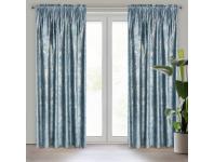 Zdjęcie: Zasłona gotowa Kornelia na taśmie 140x270 cm niebieski EUROFIRANY