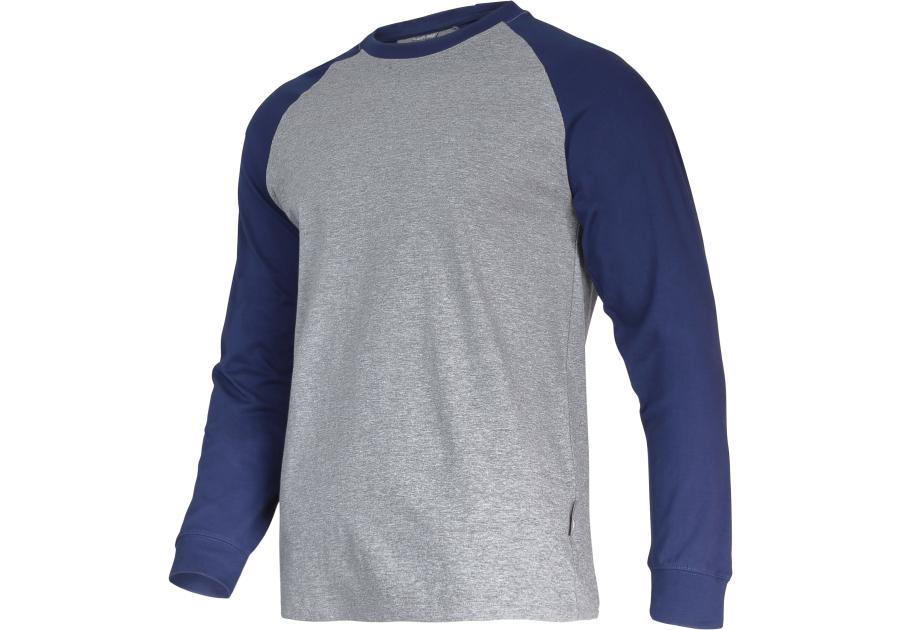 Zdjęcie: Koszulka z długim rękawem 190g/m2, szaro-granatowa, M, CE, LAHTI PRO