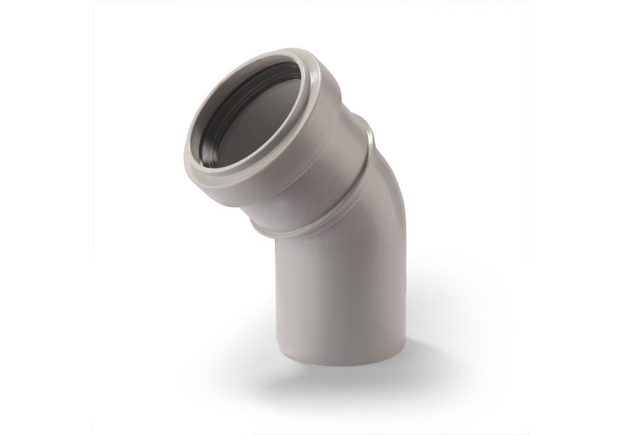 Zdjęcie: Kolano kanalizacyjne 50 45 stopni Comfort Plus PIPELIFE