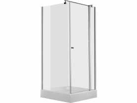 Kabina prysznicowa kwadratowa 80x80 cm Cubic chrom DEANTE