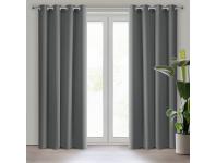 Zdjęcie: Zasłona gotowa Rita 140x250 cm grafitowy EUROFIRANY
