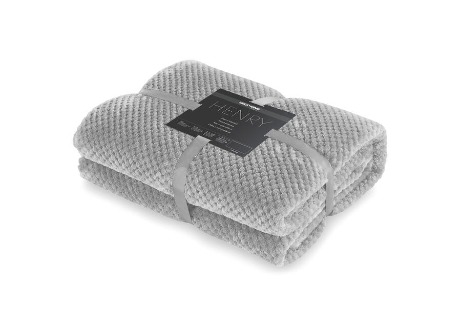 Zdjęcie: Koc Henry steel 150x200 cm DECOKING