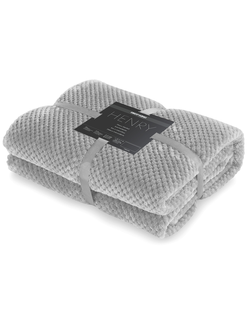 Zdjęcie: Koc Henry steel 150x200 cm DECOKING