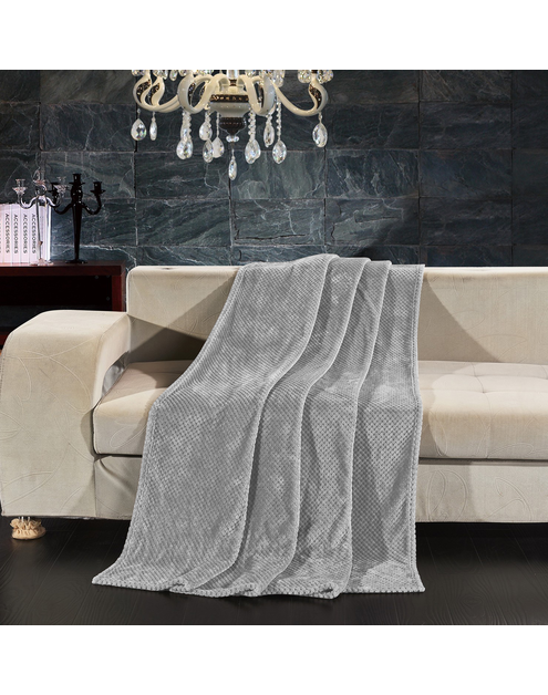 Zdjęcie: Koc Henry steel 150x200 cm DECOKING