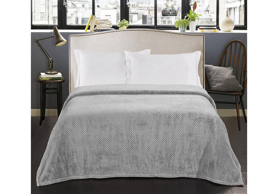 Zdjęcie: Koc Henry steel 150x200 cm DECOKING