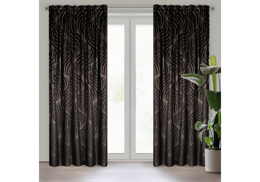 Zdjęcie: Zasłona 140x270 cm, taśma flex EUROFIRANY