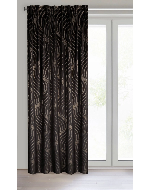 Zdjęcie: Zasłona 140x270 cm, taśma flex EUROFIRANY