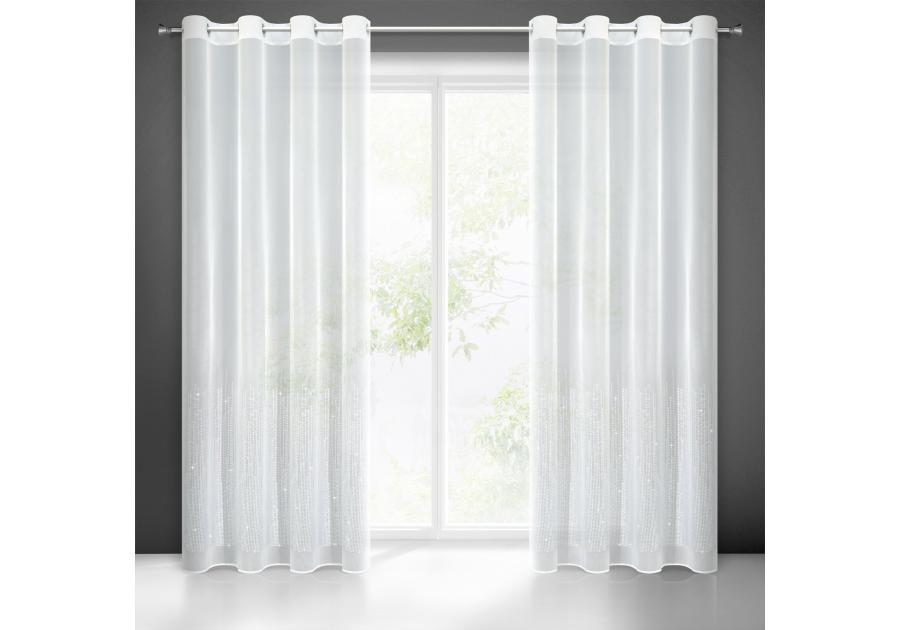 Zdjęcie: Firana gotowa Solei 140 x 250 cm biały EUROFIRANY