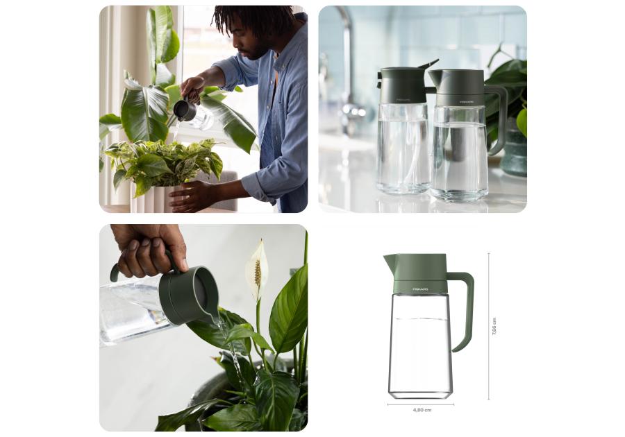 Zdjęcie: Konewka szklana do podlewania roślin Fiskars Plant Care FISKARS