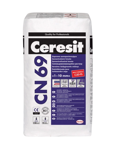 Zdjęcie: Zaprawa samopoziomująca CN69, 25 kg CERESIT