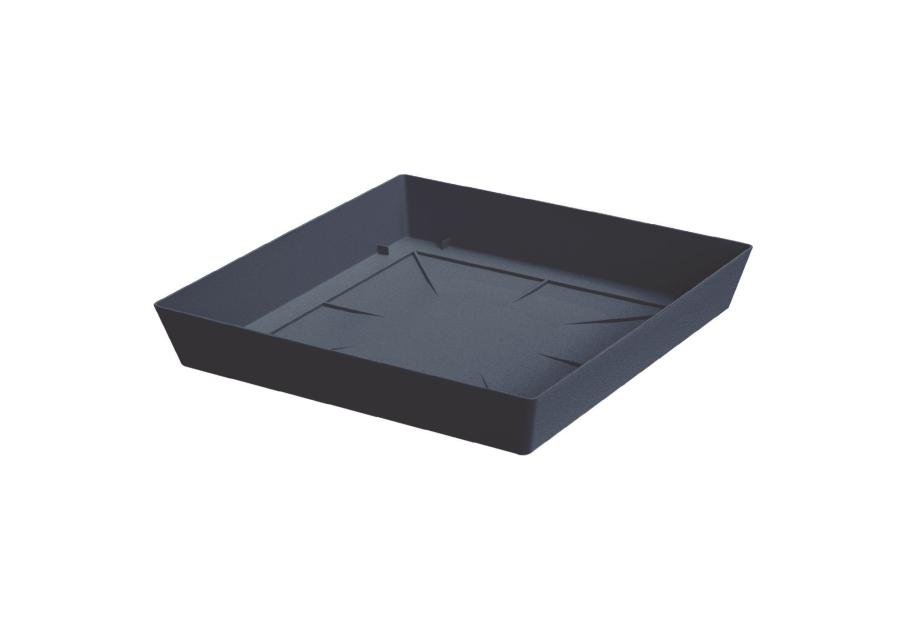 Zdjęcie: Podstawka Lofly saucer square antracytowy 16,5 cm PROSPERPLAST