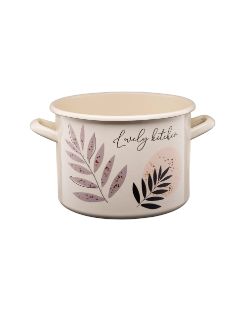 Zdjęcie: Garnek emaliowany z kalką Flores 22 cm/6 L wzór 3 GALICJA