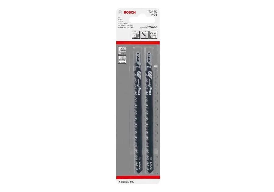 Zdjęcie: Komplet brzeszczotów do drewna T 344 D BOSCH