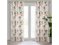 Zdjęcie: Zasłona gotowa Rose na taśmie 135x270 cm biały EUROFIRANY