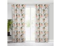 Zdjęcie: Zasłona gotowa Rose na taśmie 135x270 cm biały EUROFIRANY