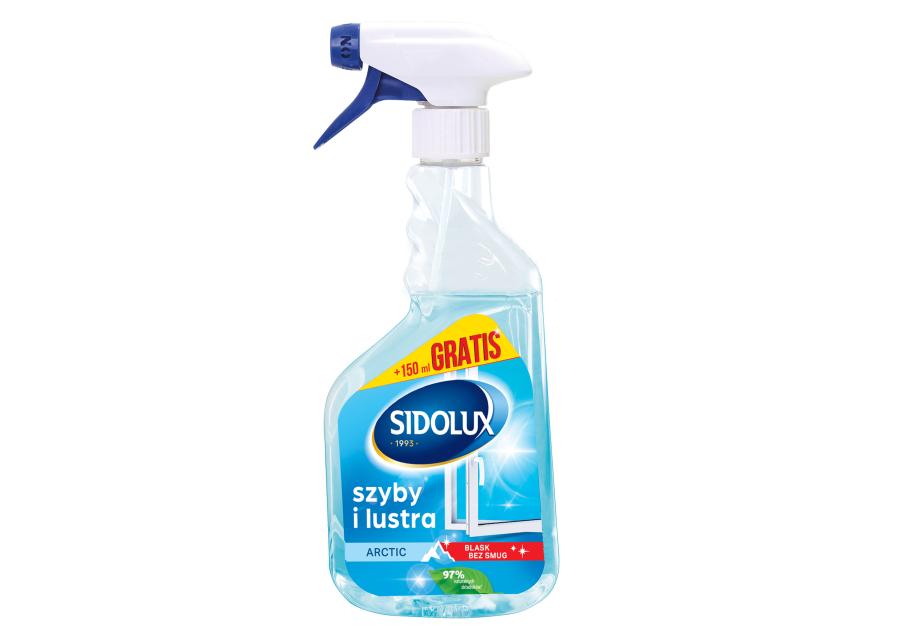 Zdjęcie: Płyn do mycia szyb Arctic 650 ml SIDOLUX CRYSTAL